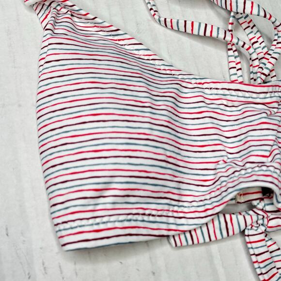 Eberjey Bikini Tops Lines Connor - Multicolor Striped NWT Size Medium - Picture 2 of 7